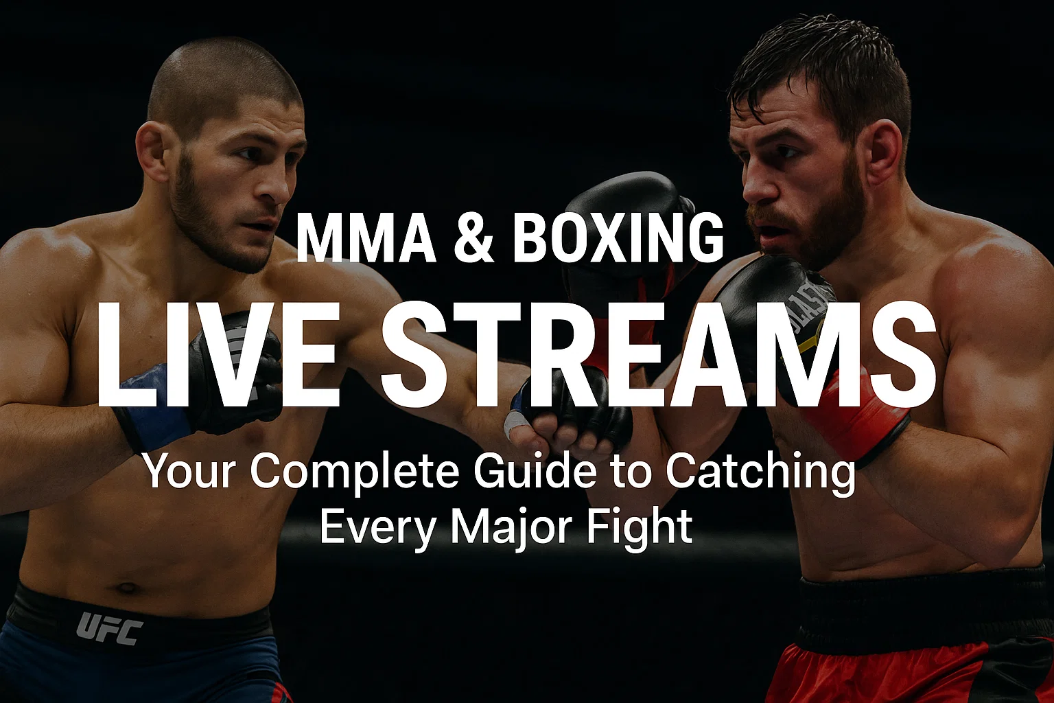 MMA and Boxing Live Streams: Your Complete Guide to Catching Every Major Fight